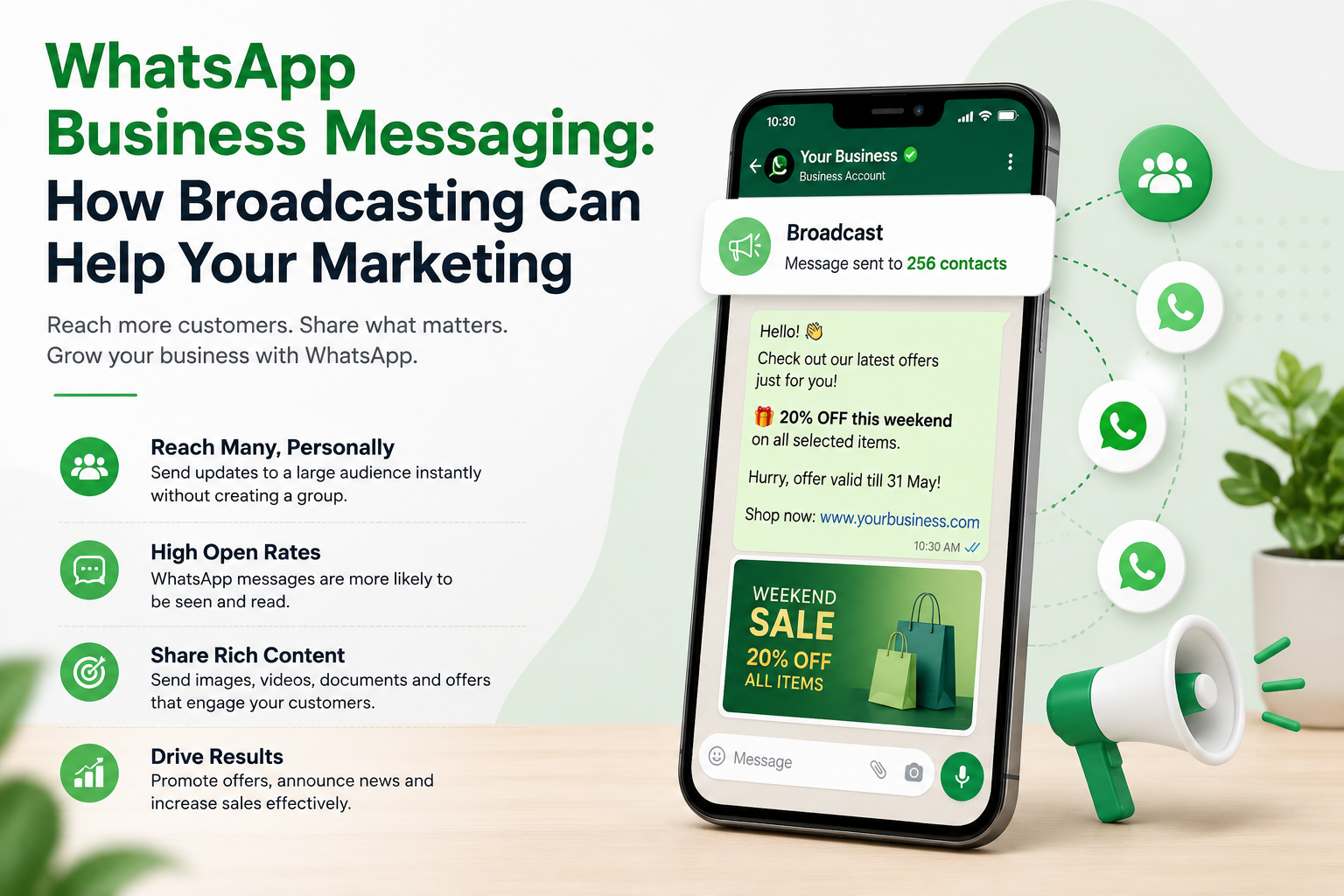 whatsapp broadcast for business